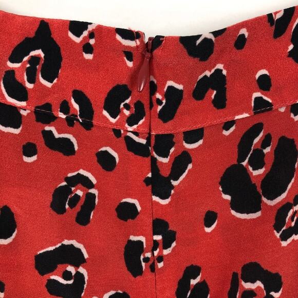 NWT Suboo Zanzibar Animal Print Belted Midi Skirt Beach Pool Resort Casual Sz 6 - Picture 9 of 12